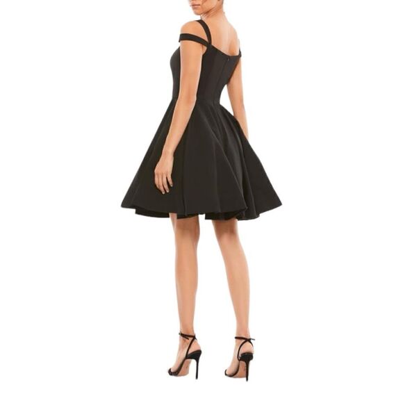 MAC DUGGAL Ieena by Mac Duggal Women’s Wide Square Neckline A-Line Dress Size 0 - Picture 6 of 12